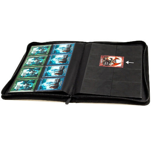 Ultimate Guard - 8 Pocket QuadRow ZipFolio XenoSkin - Red